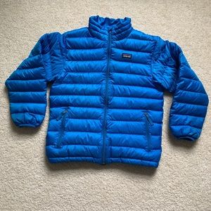 Patagonia down sweater jacket coat blue